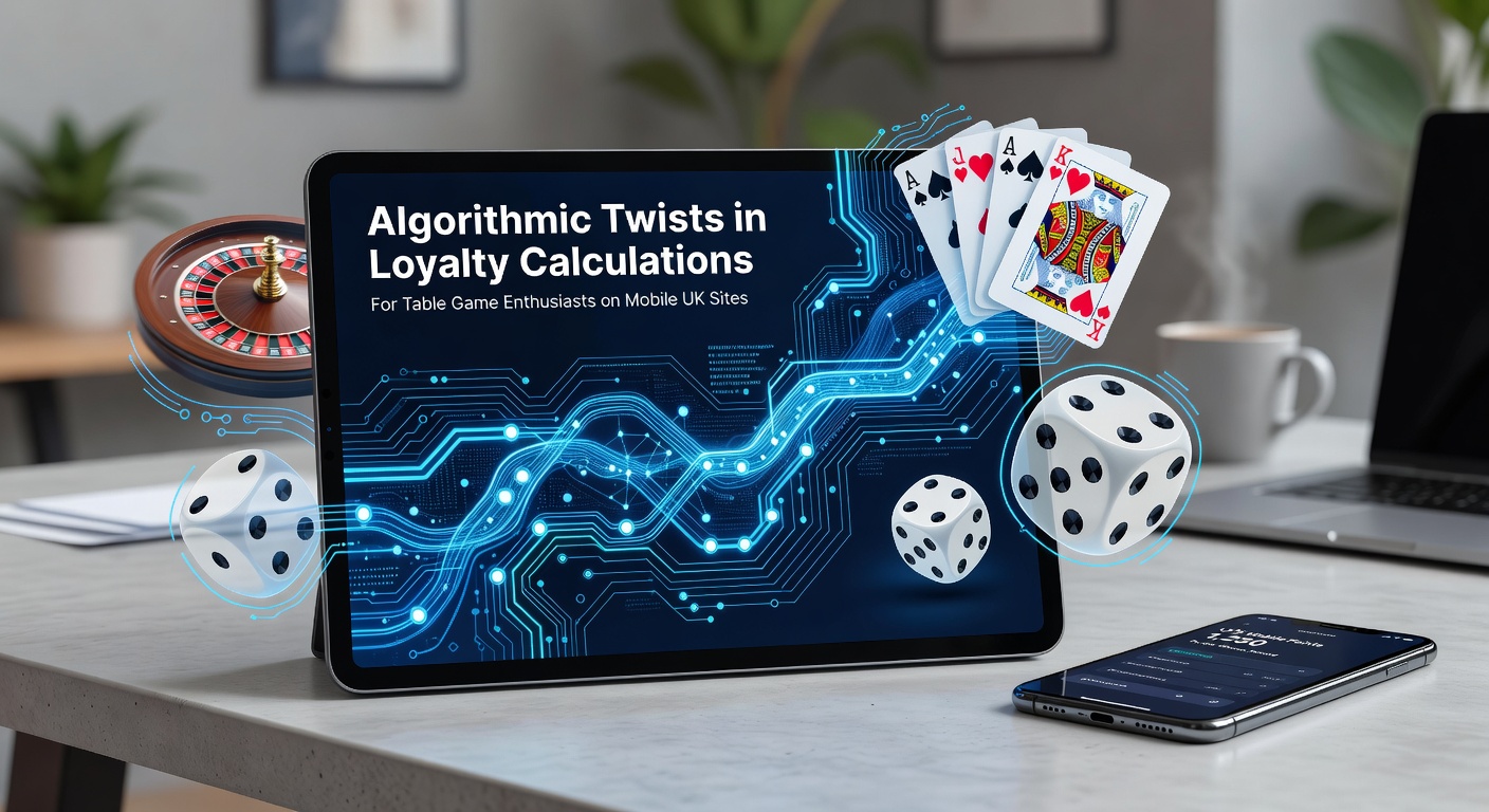 Data visualization of loyalty algorithm metrics for table games on mobile devices