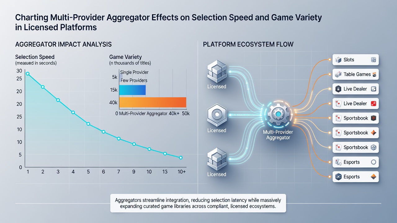 Detailed view of game variety metrics and selection interface within an aggregator-powered casino platform