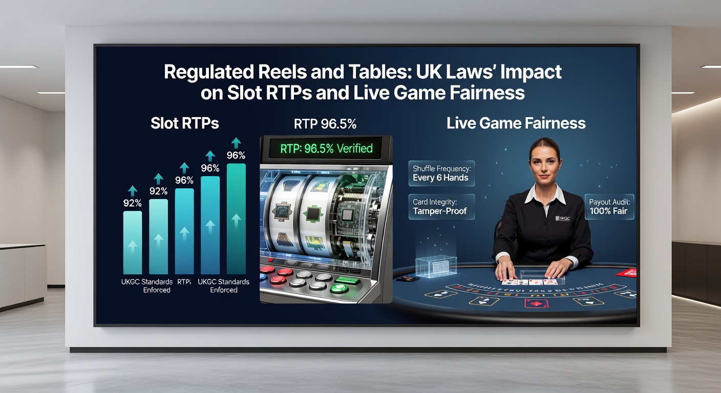 Graph showing RTP trends and stake limit implementations in UK online slots from 2020-2026, highlighting regulatory shifts